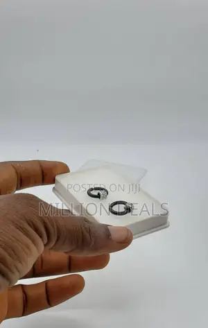 Black Magnetic Ski Men's Earrings