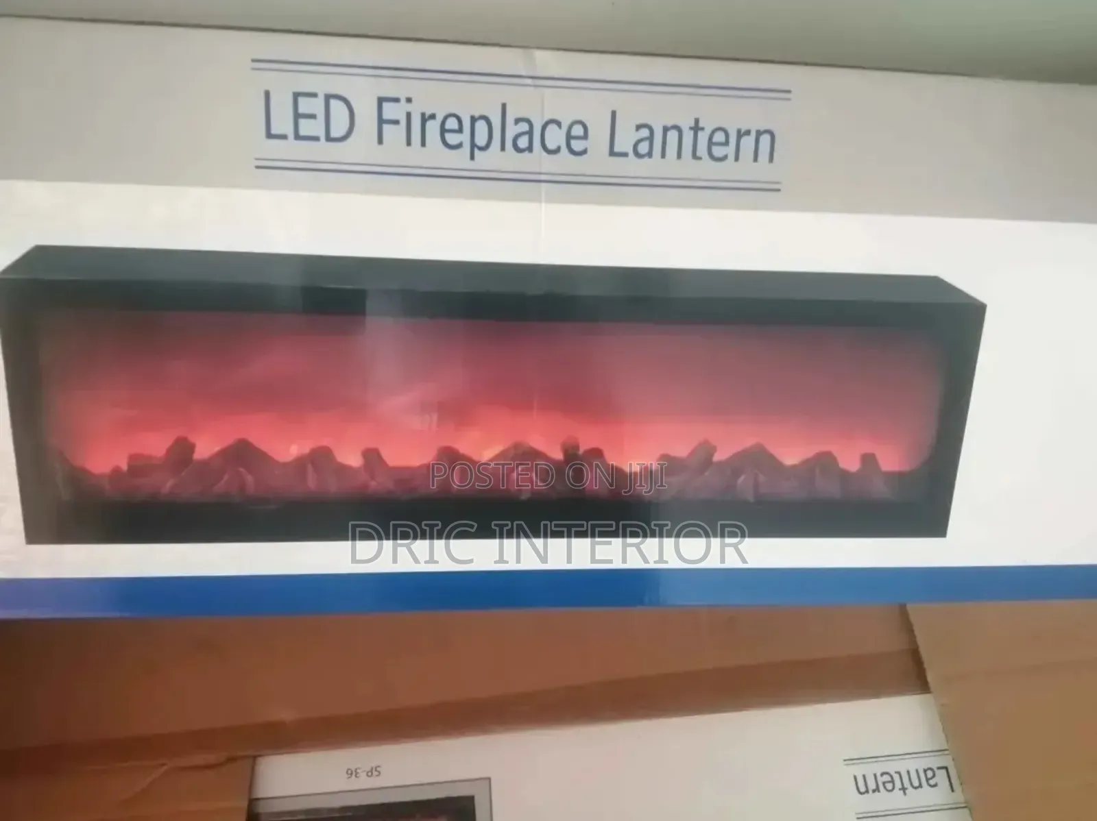 100cm Multicoloured Remote Control Fireplace