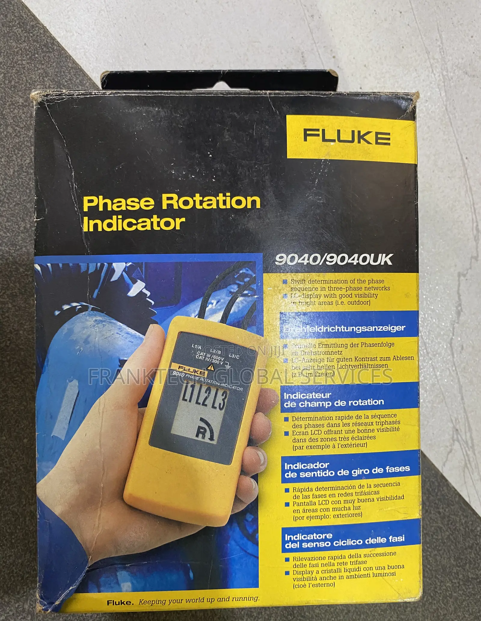 Fluke 9040 Phase Rotation Indicator