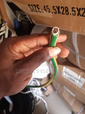 25mm Single Flexible Earthing Cable Green and Yellow