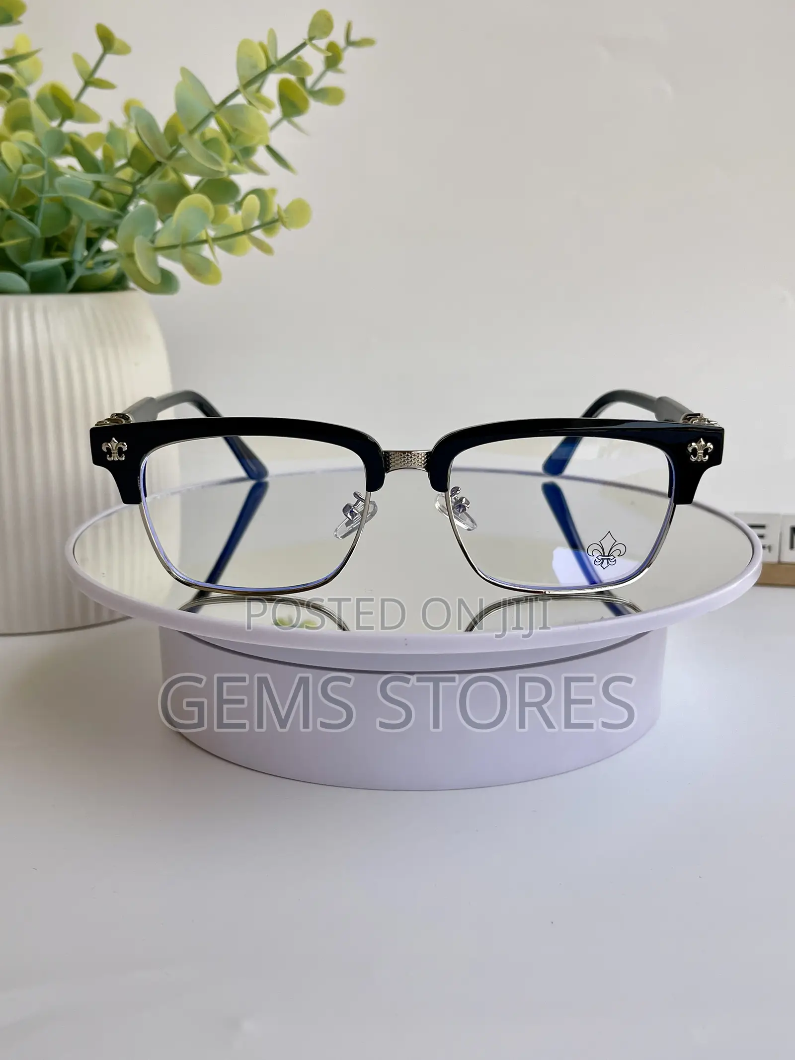 Premium Vintage Clubmaster Frames – Blue Light Blocking Tinted