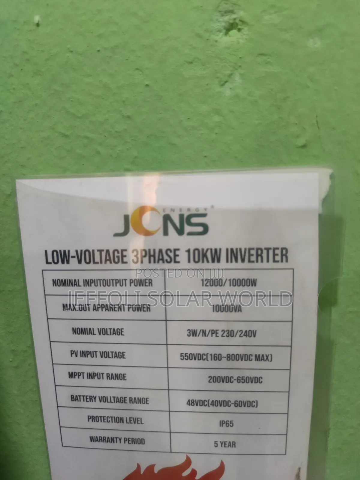 Jcns 10kva