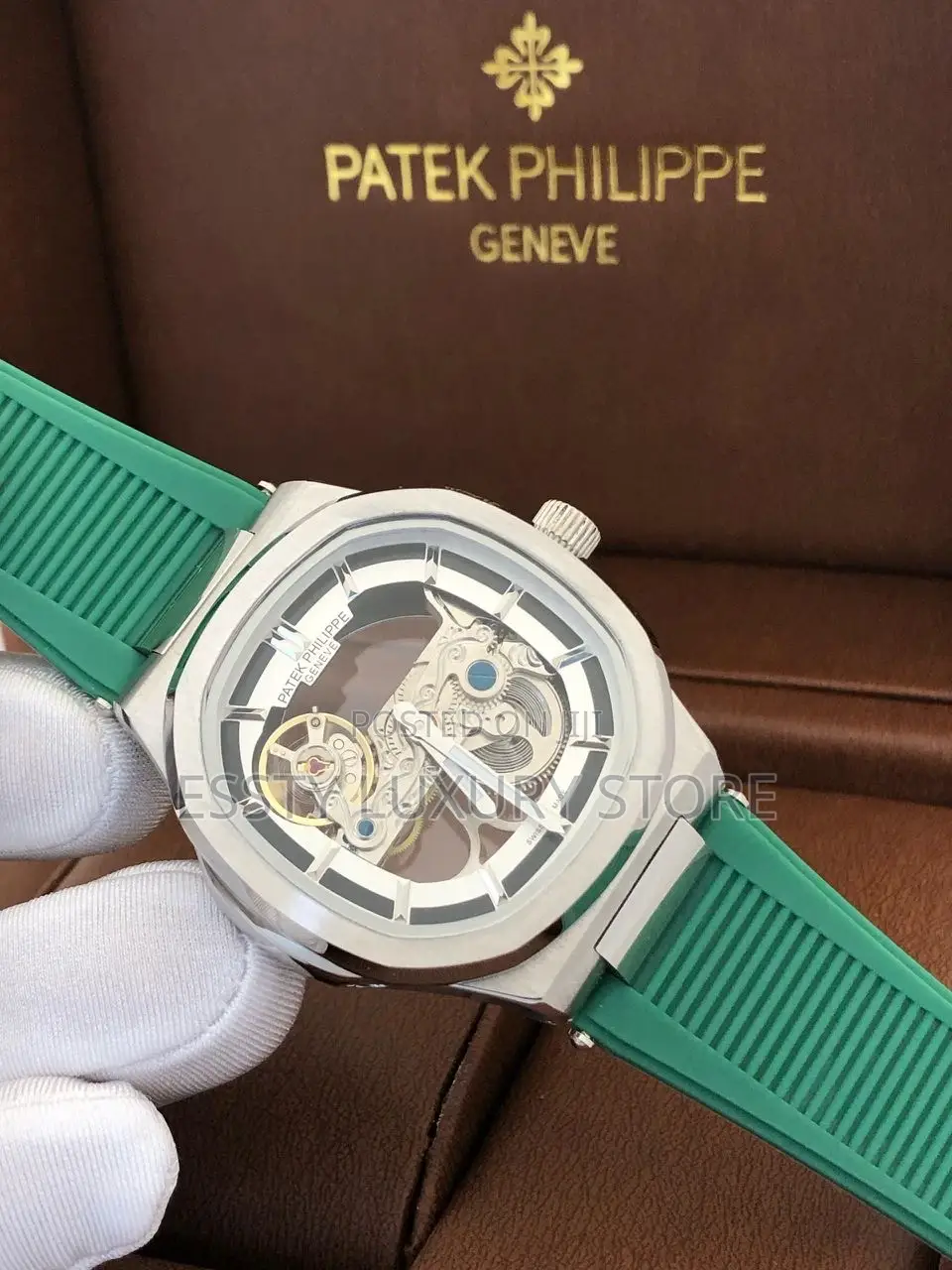 High Quality Patek Philippe Automatic Engine Rubber Strap