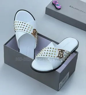 Quality White Slippers