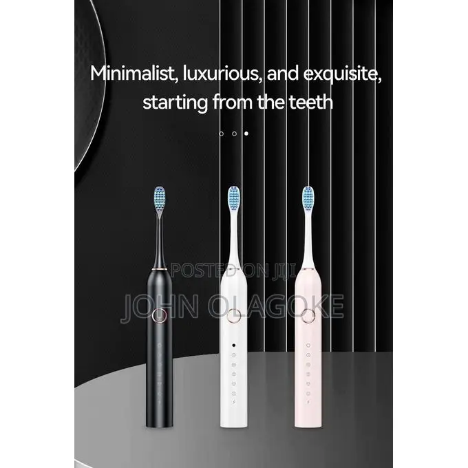 Sonic Electric Toothbrus With Extra Brushes
