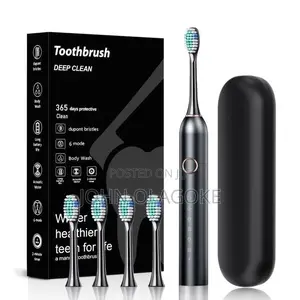 Sonic Electric Toothbrus With Extra Brushes