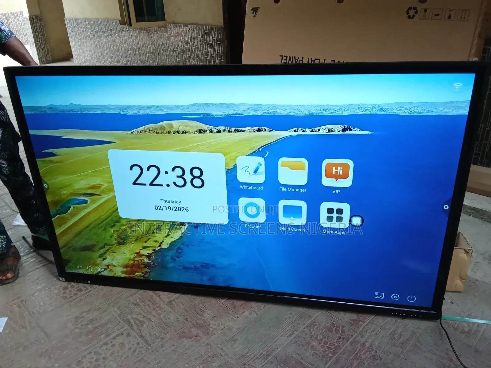 86 Inches Interactive Whiteboard Screen With Double Operating System