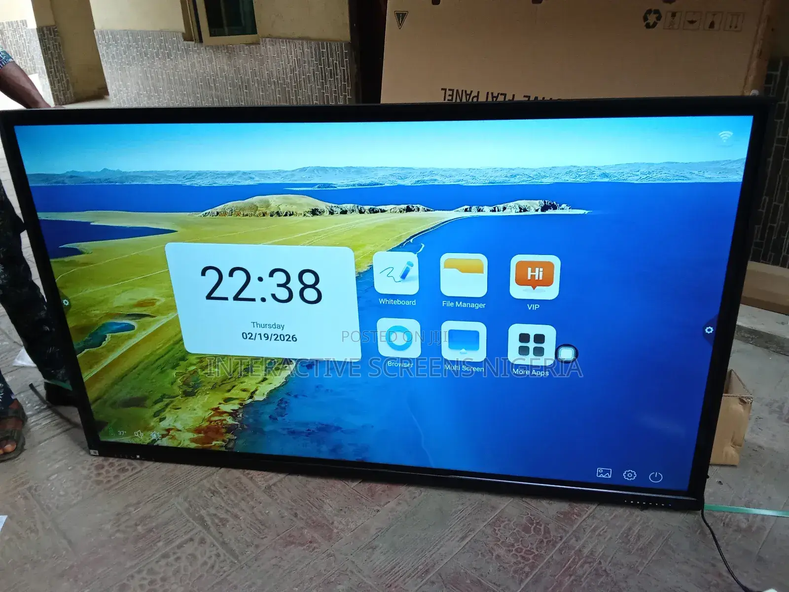 86 Inches Interactive Whiteboard Screen With Double Operating System