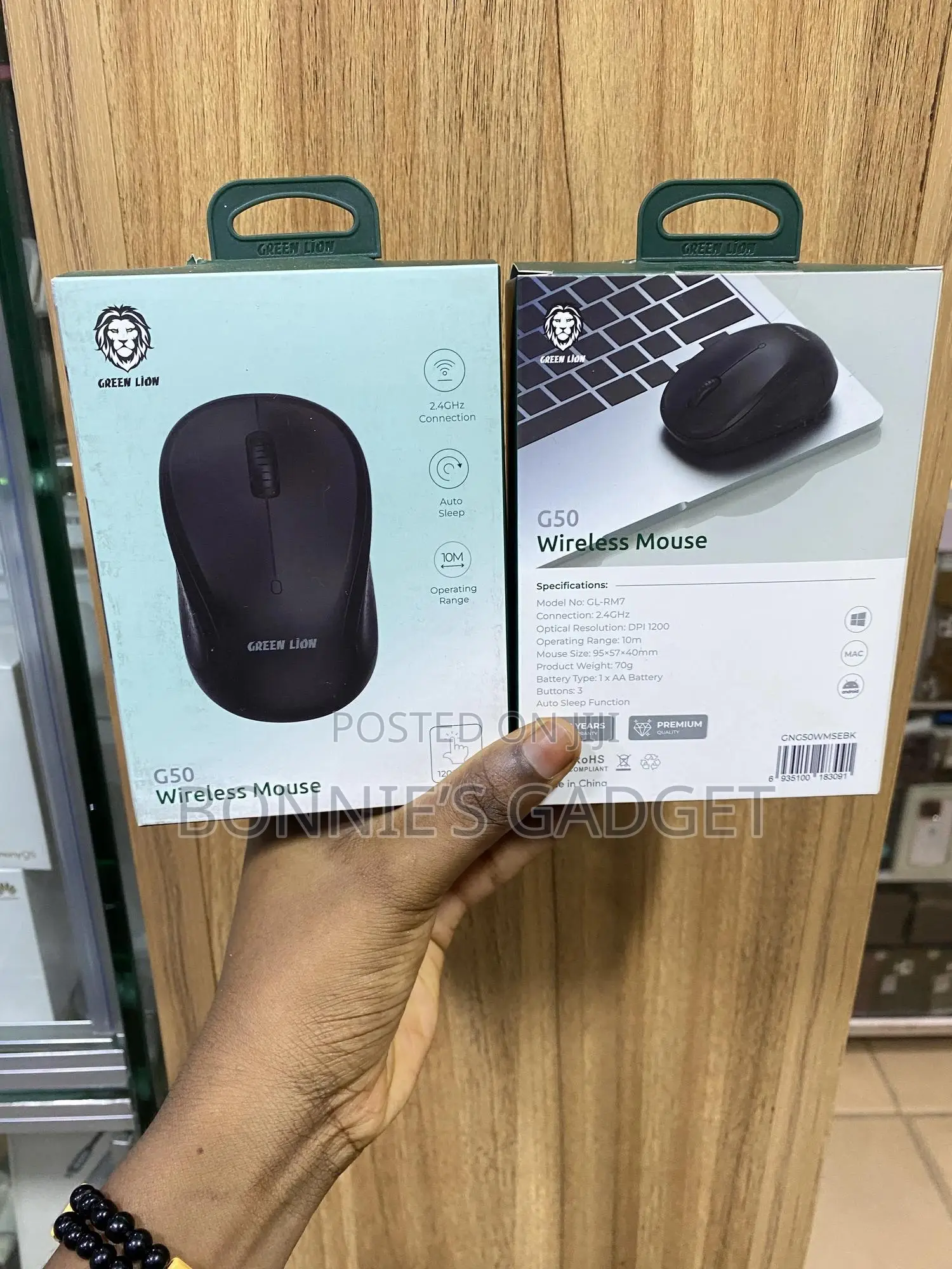 Green Lion G50 Wireless Mouse.