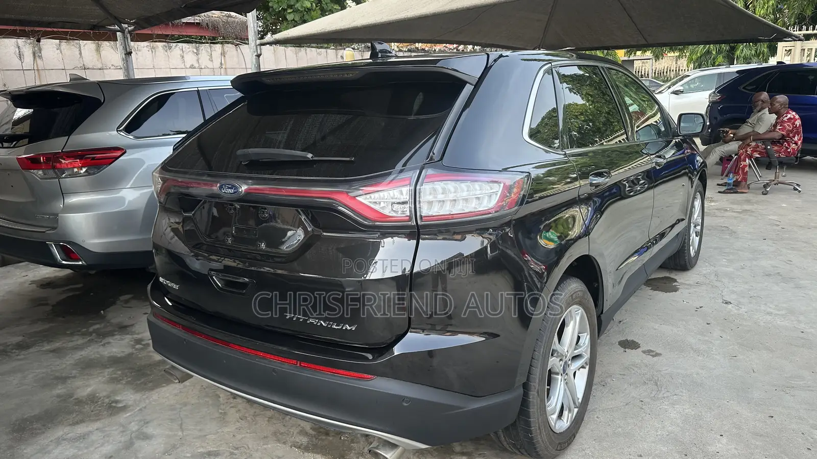 Ford Edge Titanium 4dr SUV AWD (2.0L 4cyl Turbo 6A) 2015 Black