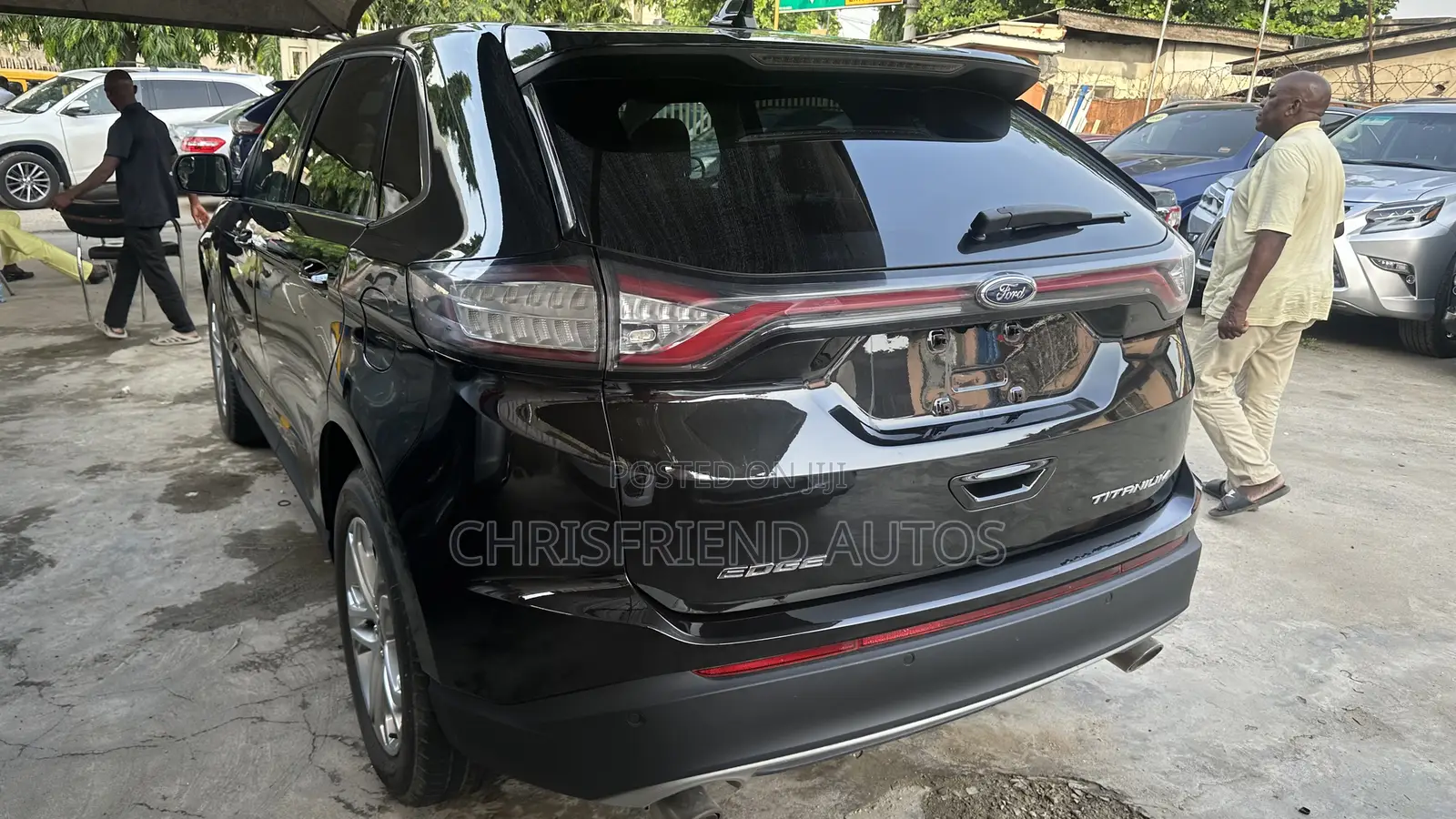 Ford Edge Titanium 4dr SUV AWD (2.0L 4cyl Turbo 6A) 2015 Black