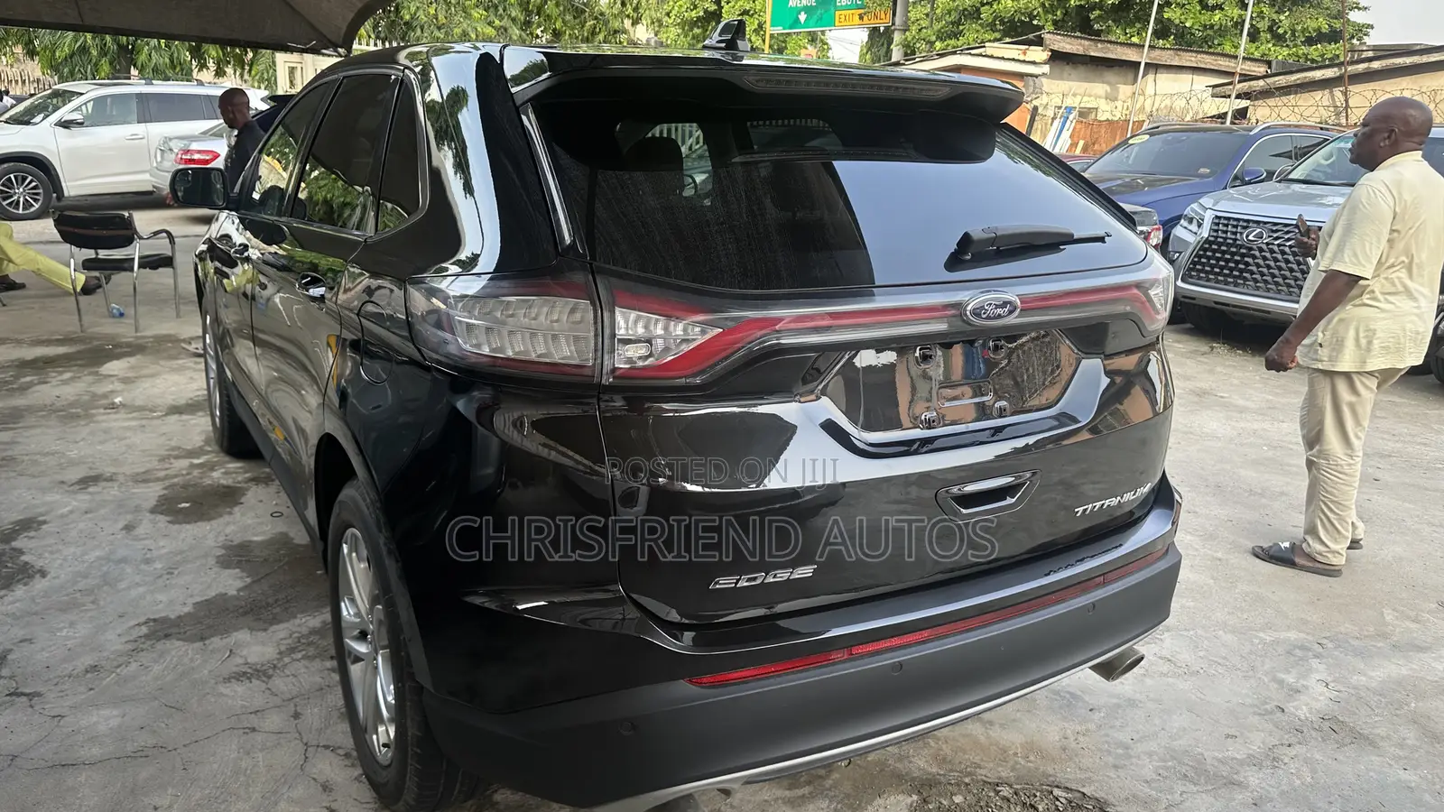 Ford Edge Titanium 4dr SUV AWD (2.0L 4cyl Turbo 6A) 2015 Black