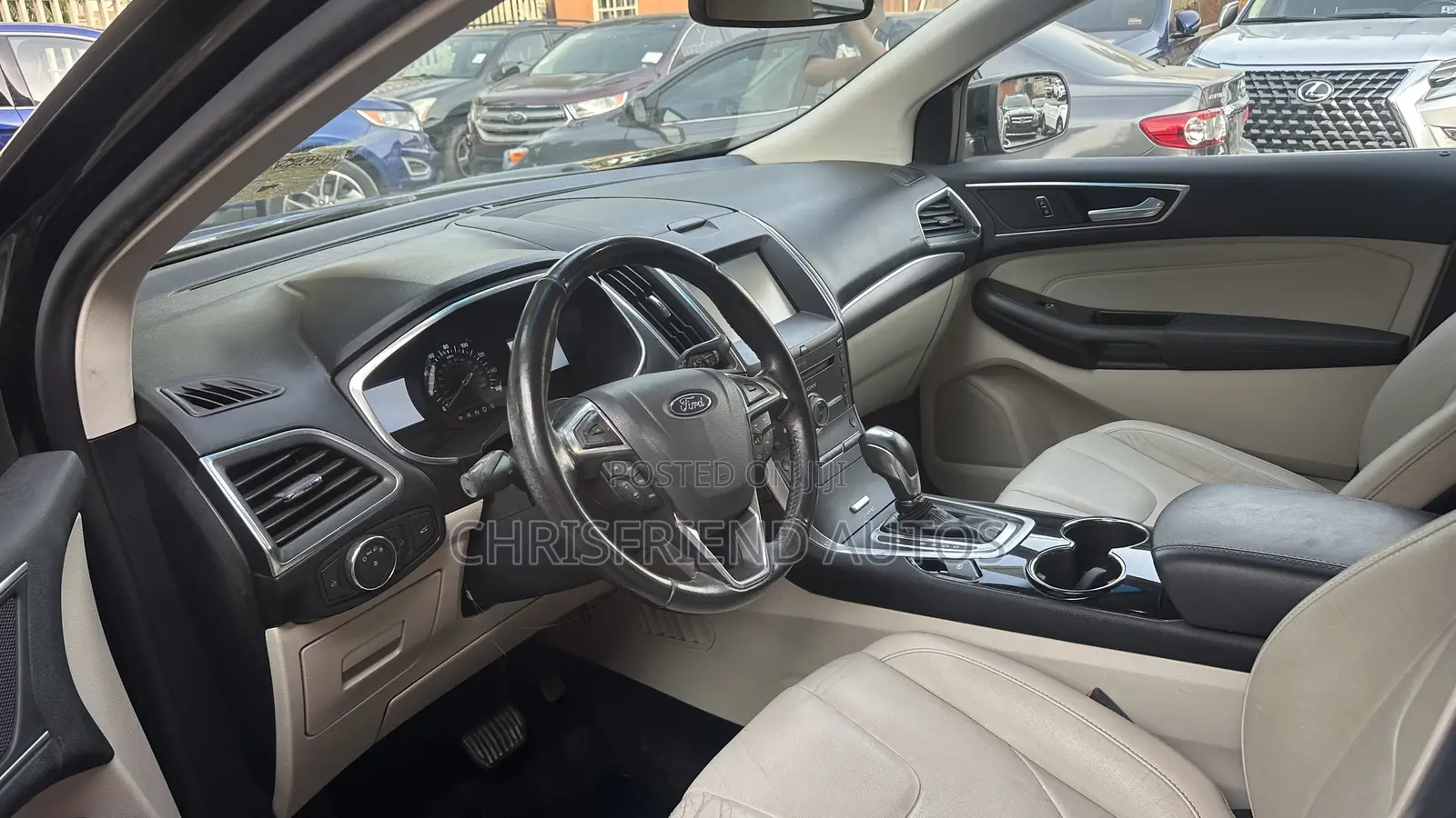 Ford Edge Titanium 4dr SUV AWD (2.0L 4cyl Turbo 6A) 2015 Black
