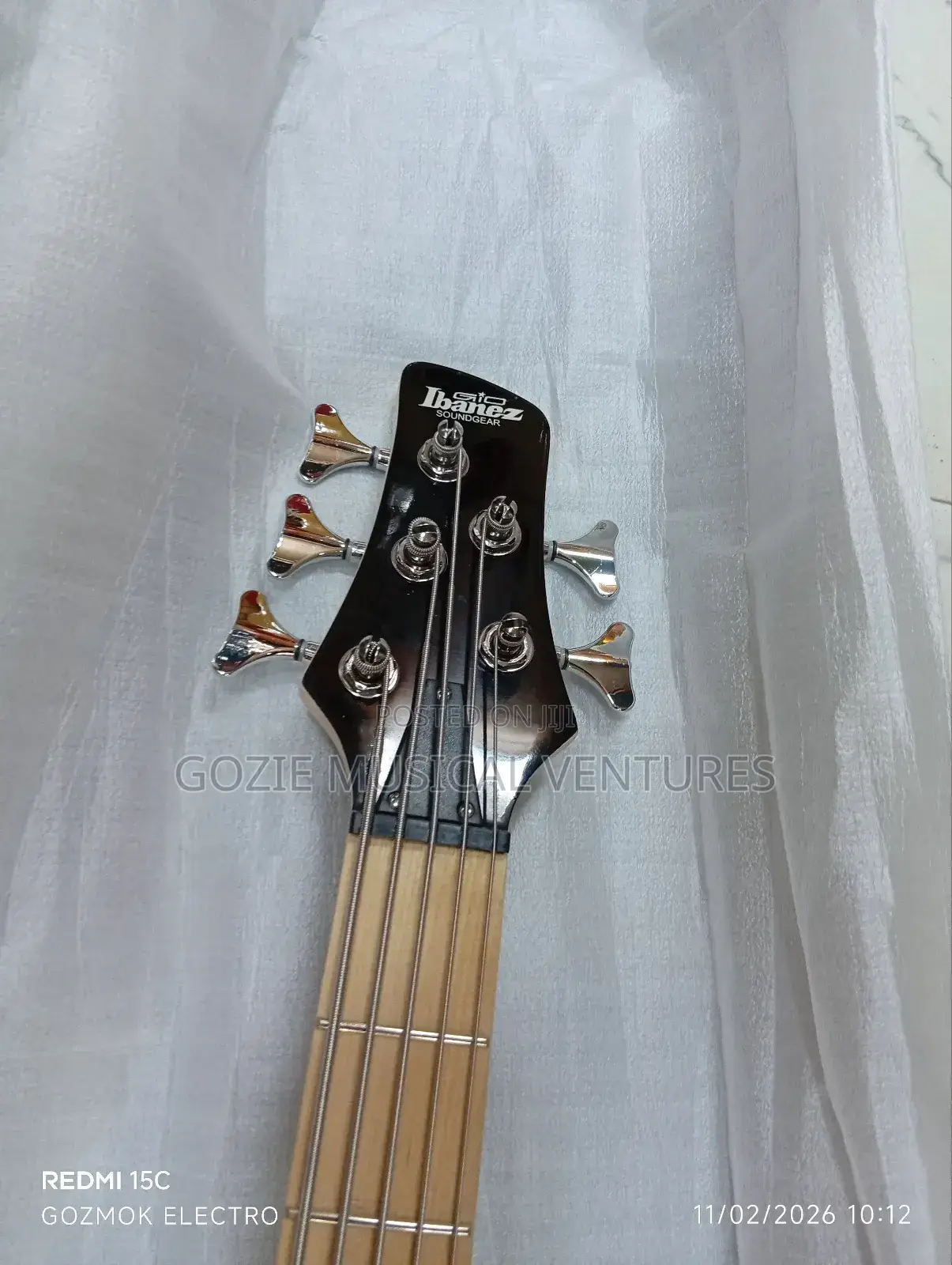 Ibanez Active Bass Guitar Five String It Comes With Different Colours.