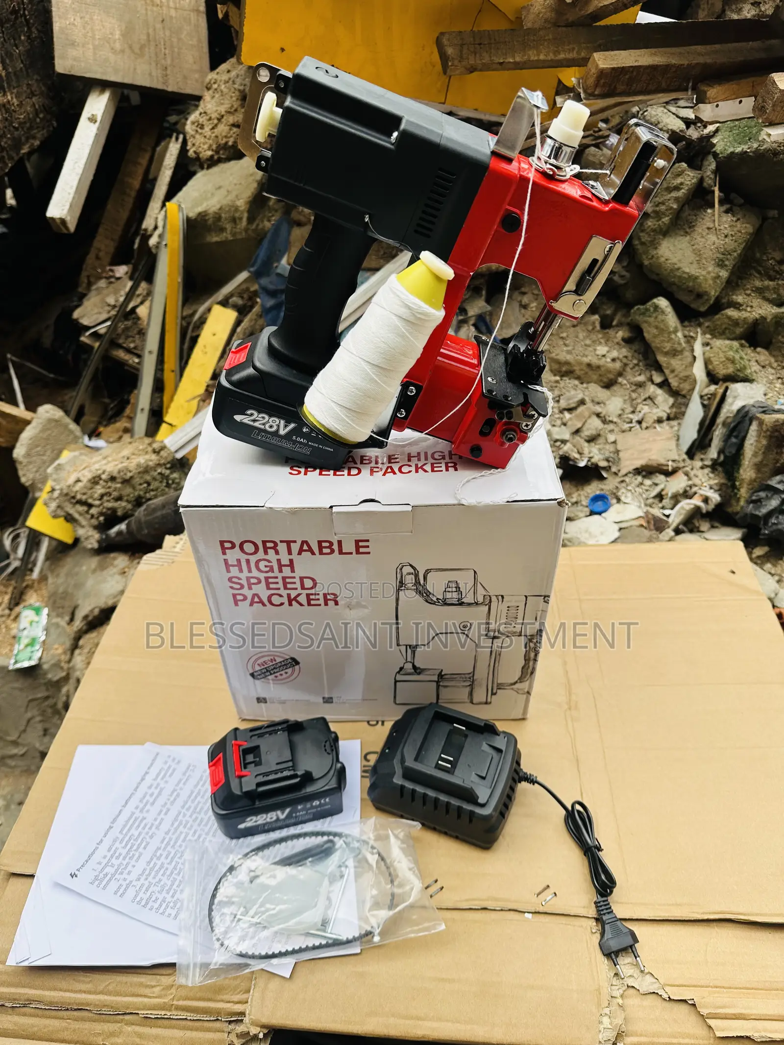 Cordless Bag Closer Machine