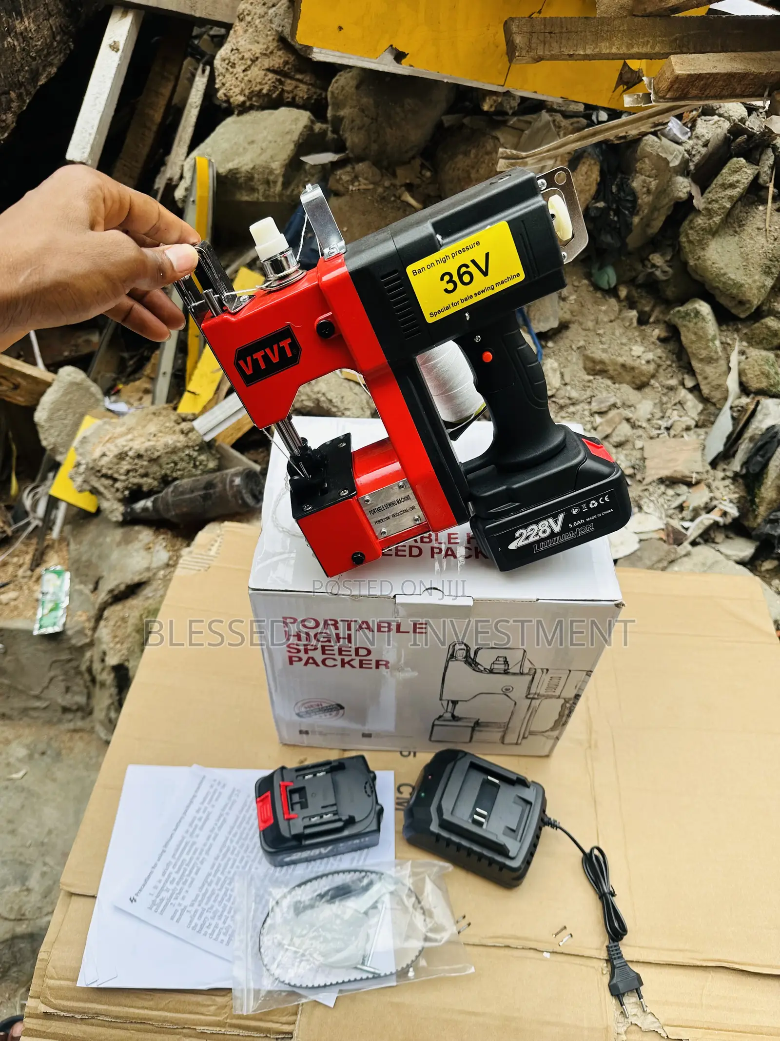 Cordless Bag Closer Machine