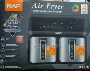 Raf 9l Double Door Air Fryer, Oven and Dehydrator 4.5l+4.5l