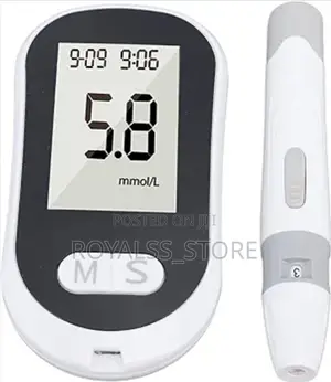 Fast Accurate Blood Sugar Glucose Monitor Kit With Large Hd LCD Screen