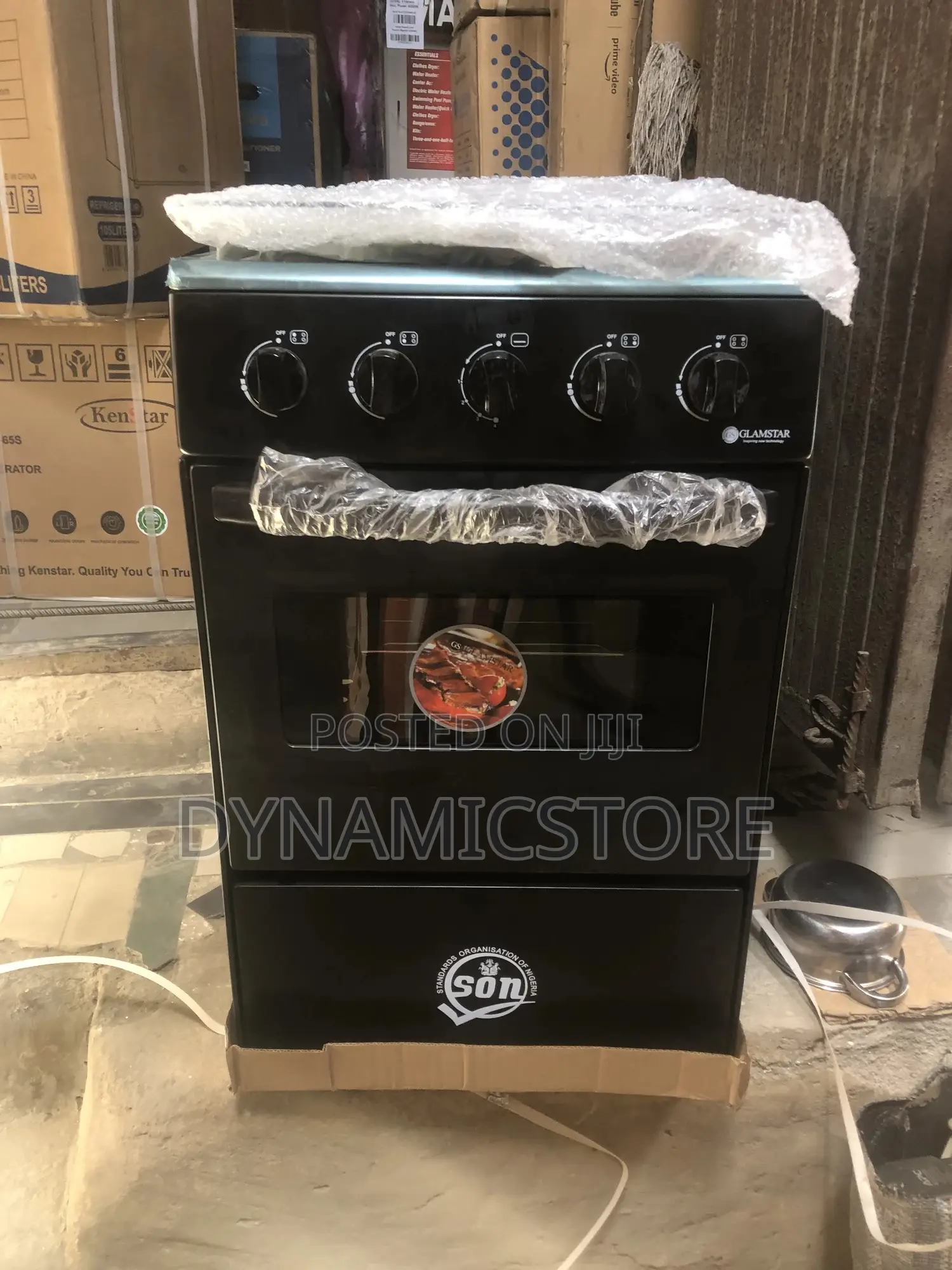 Glamster Gas Cooker 4b 50cm Basic.