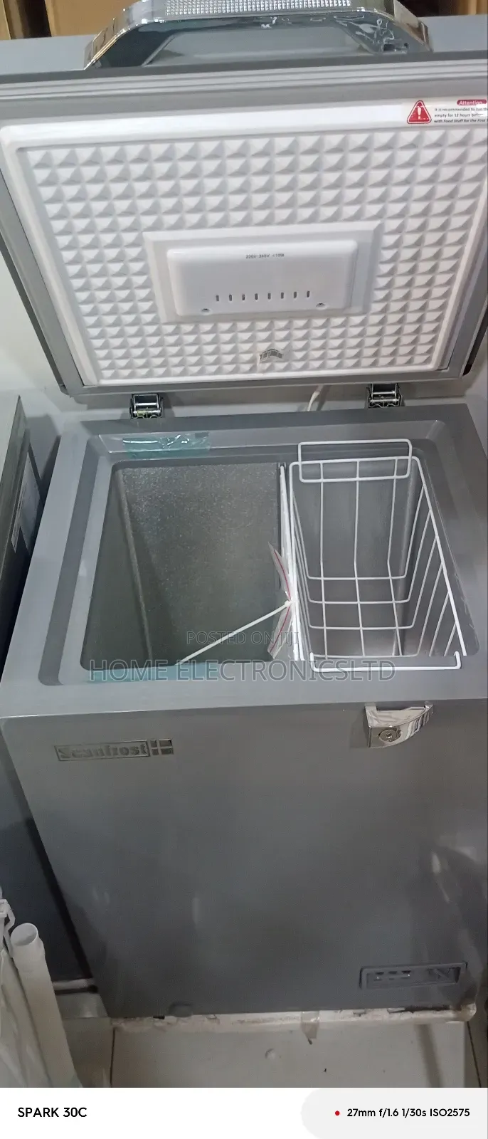 Scanfrost Chest Freezer 111 Liters