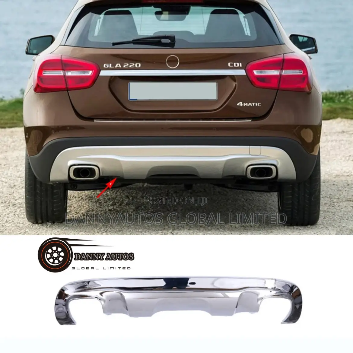 Back Bumper Chrome for Gla 250