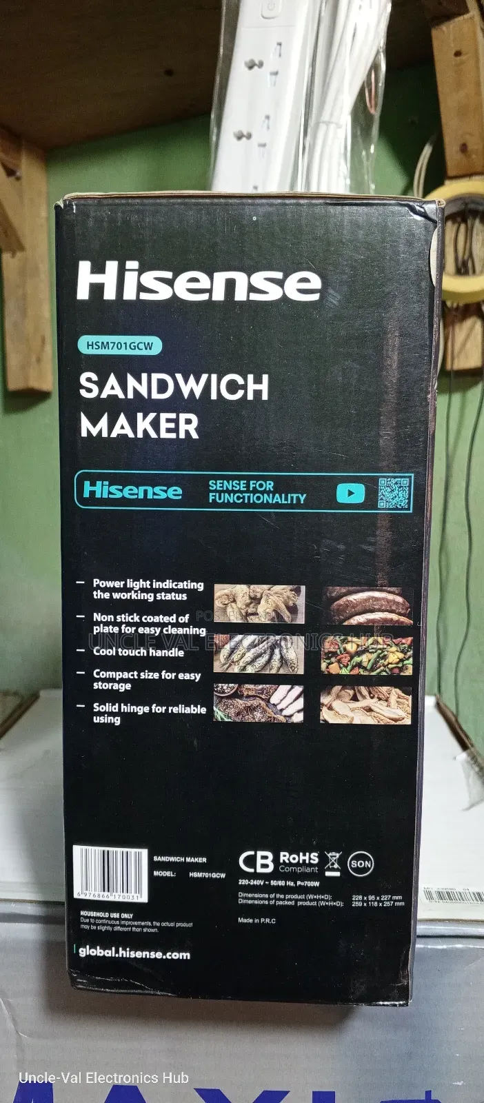 Hisense Sandwich Toaster