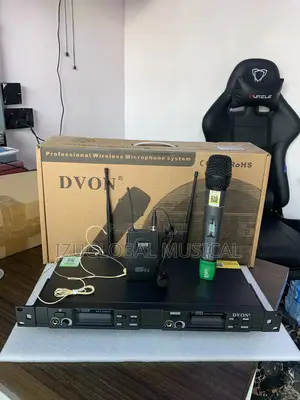 Dvon Act9090 Neck Headset and Handheld Wireless Microphone