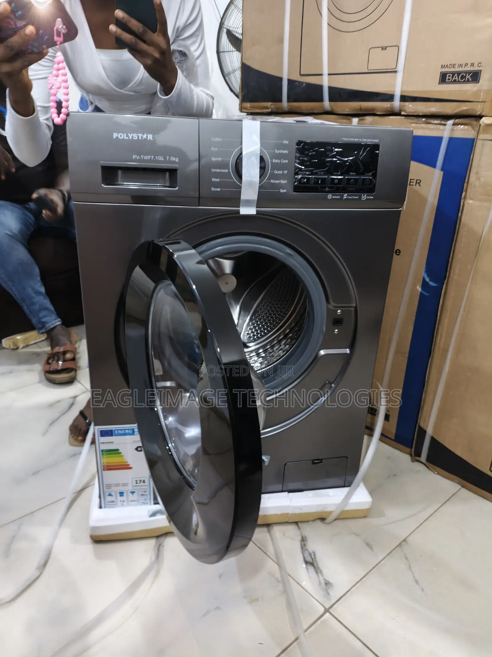 Polystar 7kg Smart Front Load Washer