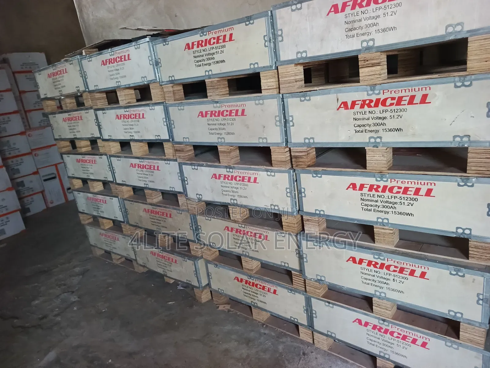 15kwh 51.2v Africel Lithium Battery
