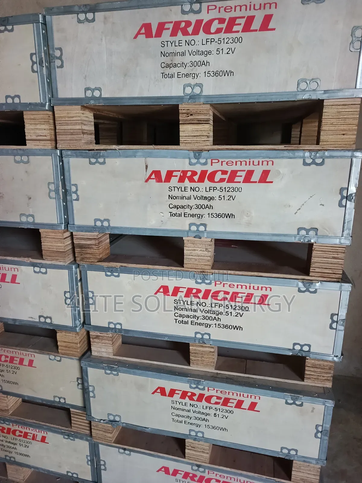 15kwh 51.2v Africel Lithium Battery
