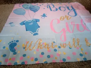 Gender Reveal Backdrop 7ft X 5ft