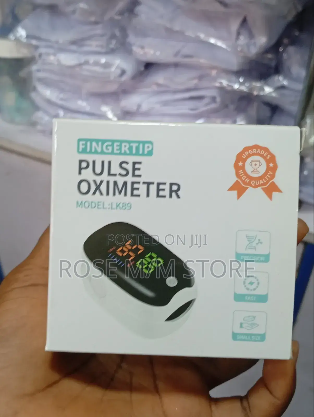Finger Tip Pulse Oximeter (For Heart Rate )