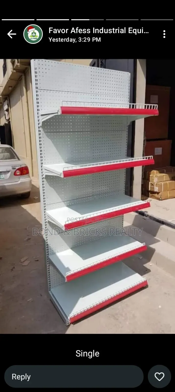 Double Supermarket Shelf