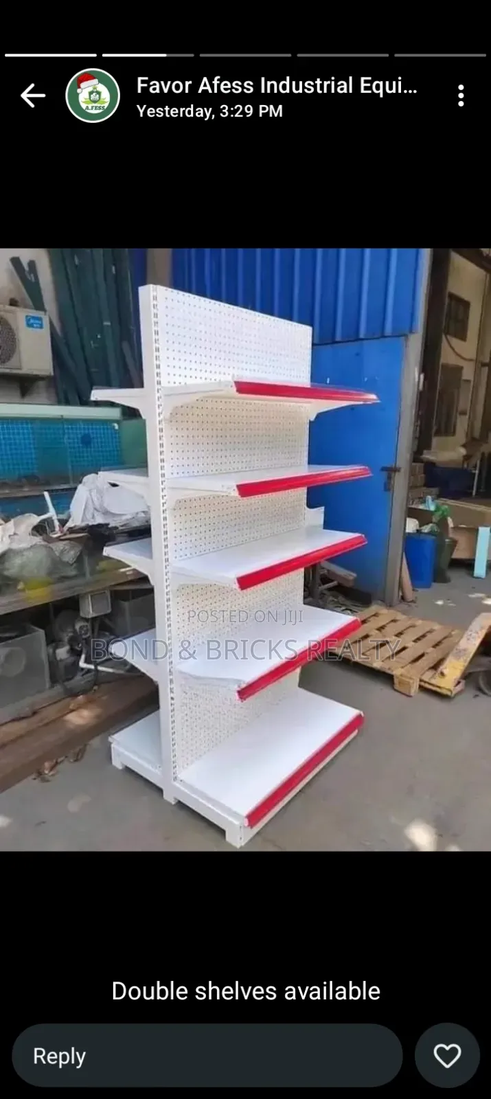Double Supermarket Shelf