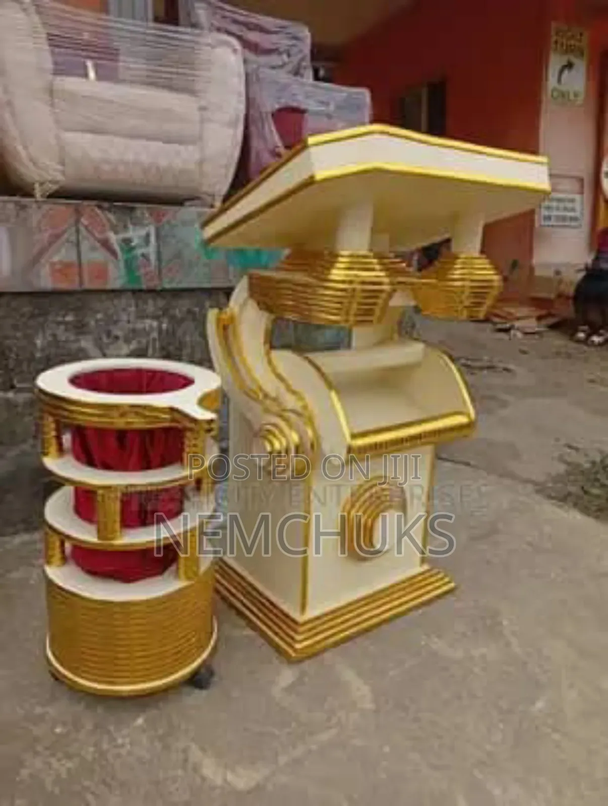 Altar Podium Stand and Offertory Box