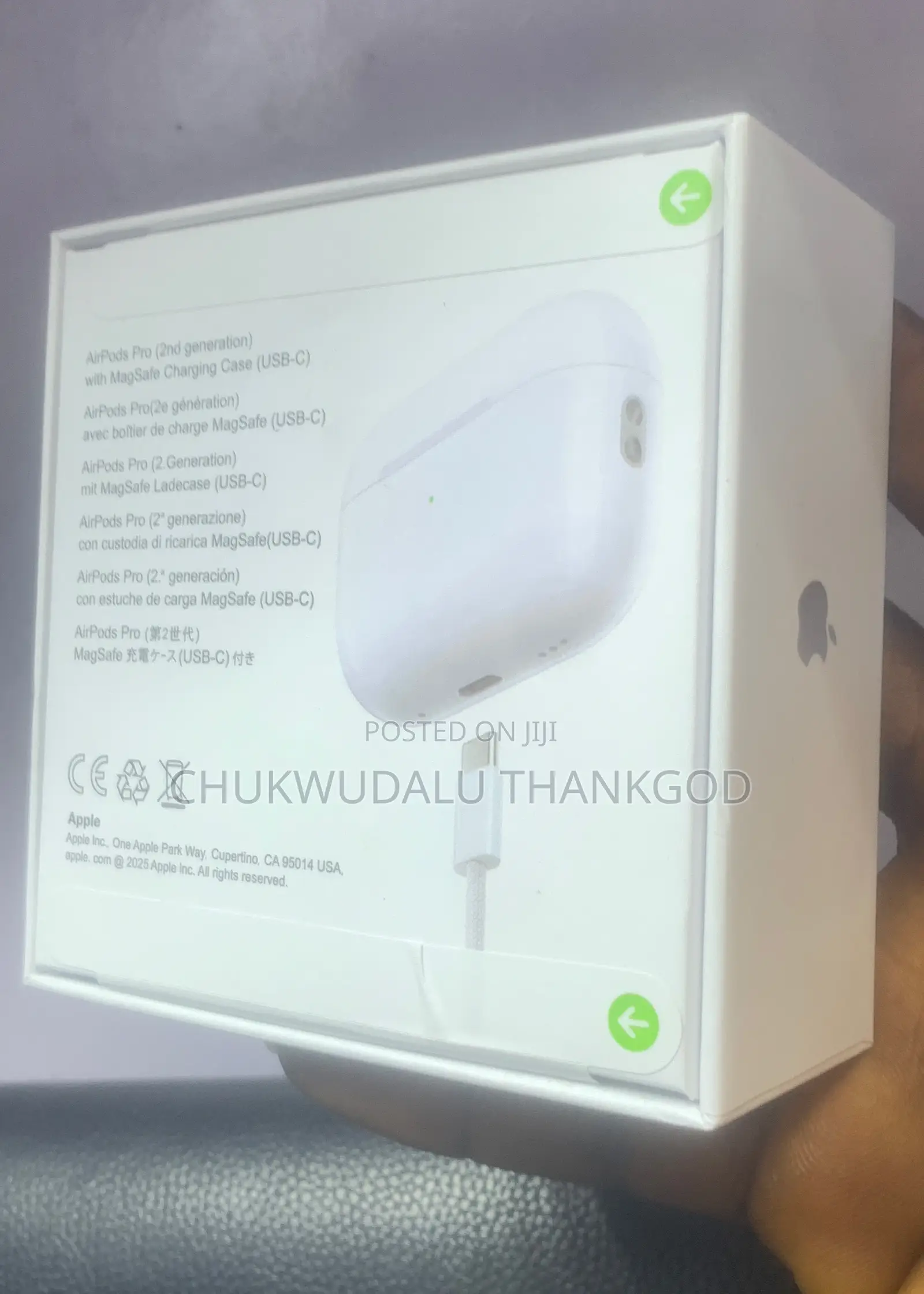 Airpods Pro2 With Active Noise Cancellation