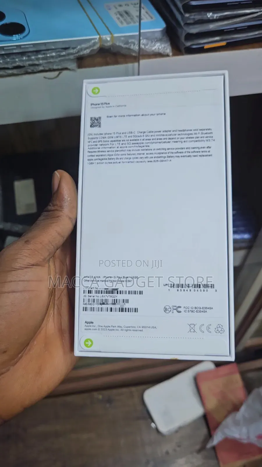 New Apple iPhone 15 Plus 128 GB Blue