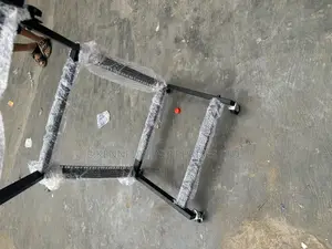 Professional Adjustable Black Iron Mixer/Amplifier Rack