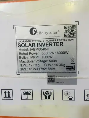 Felicity Solar Hybrid Inverter 6kva 48v Is Available