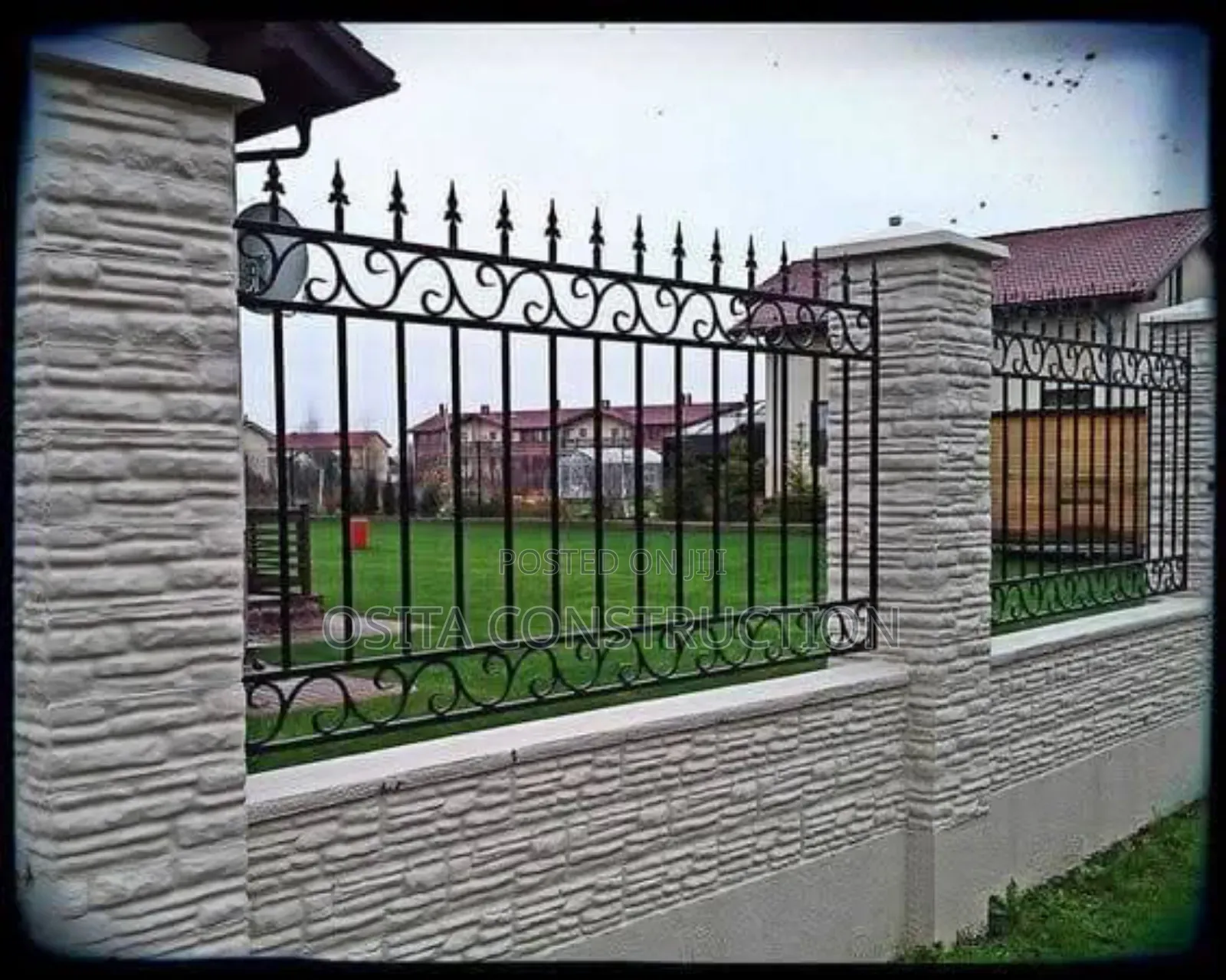 Complete 16mm Wrought Iron Fancy Rail