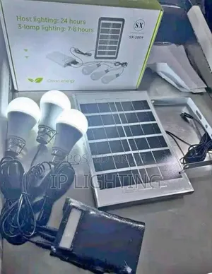 Solar Light With Free Power Bank