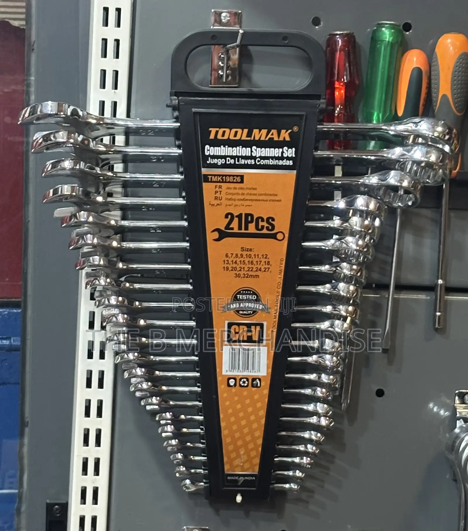 Heavy Duty 21pcs Combination Spanner Set