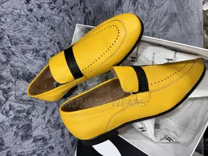 Italian Leather Moreschi Classic Shoes For Men 40-46 Yellow