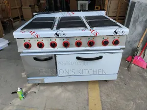 High Quality 6 Burners Cooker With Oven Available for You