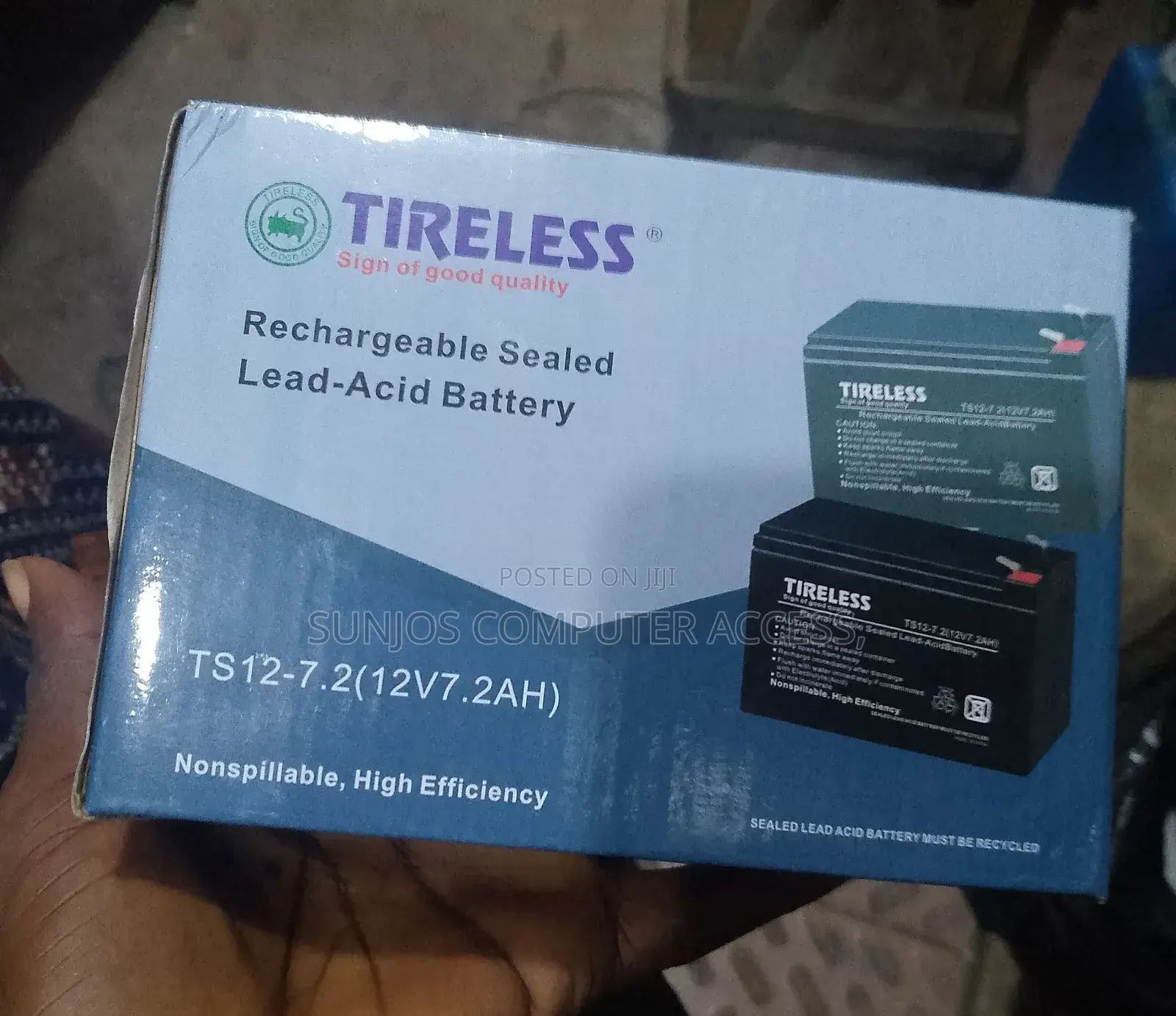 Tireless Ups Batteries(. 12v7. 2ah