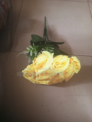 Yellow 12 Headed Roses Flower