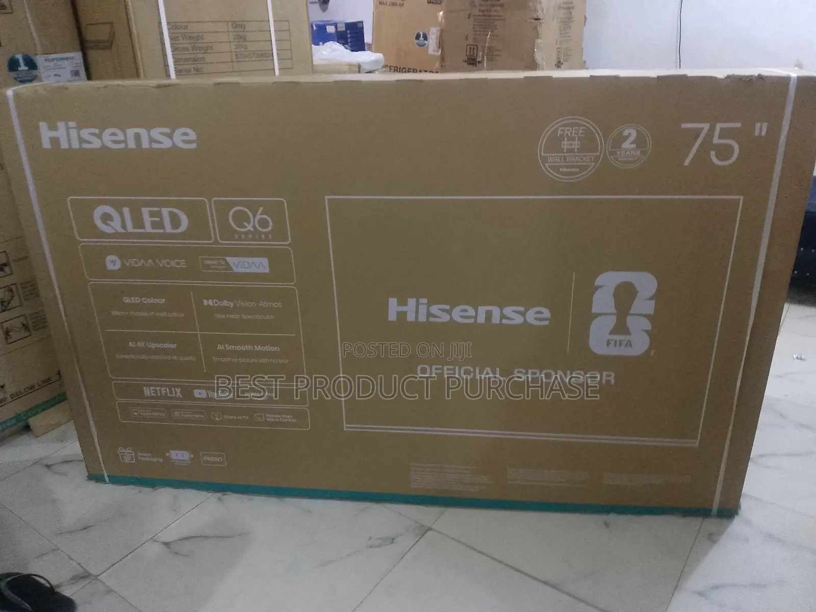 Verified Hisense 75" Qled Q6 Series Smart