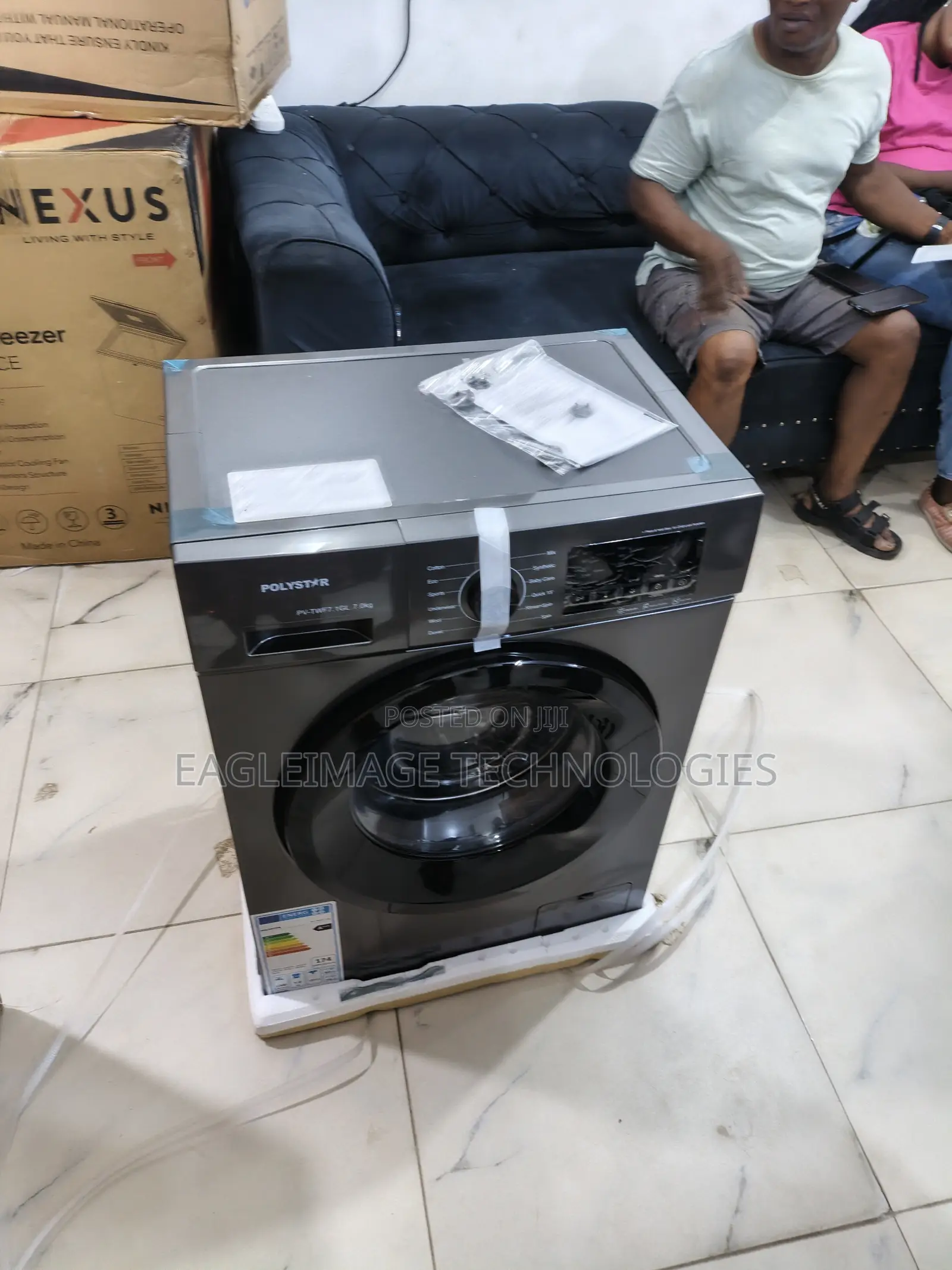 Polystar 7kg Front Load Washer – Modern Design