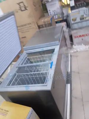 Snowsea 500l Double Slide Glass Chest Freezer