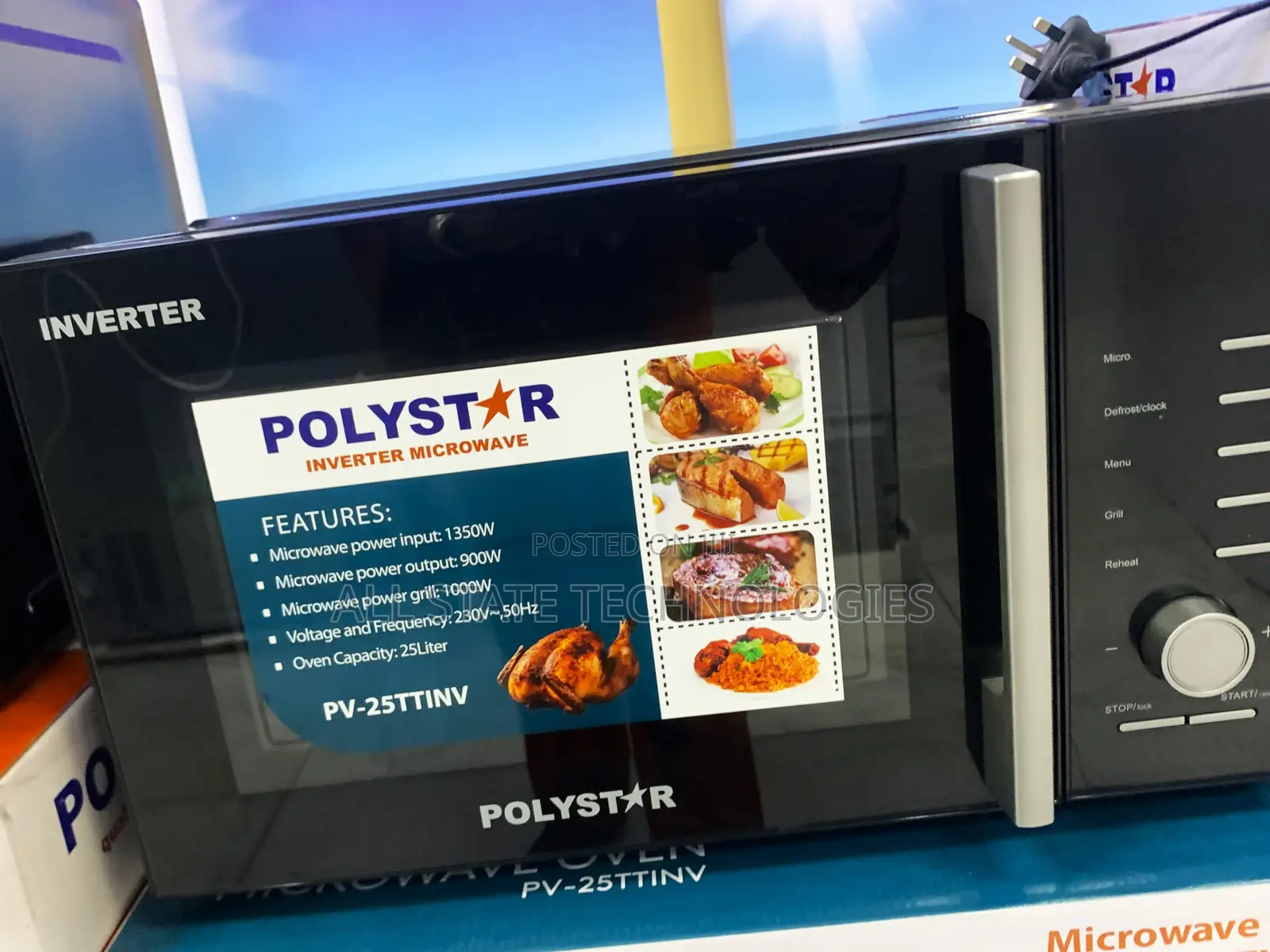 Polystar Tabletop Microwave 25l – Pv-25ttinv Series